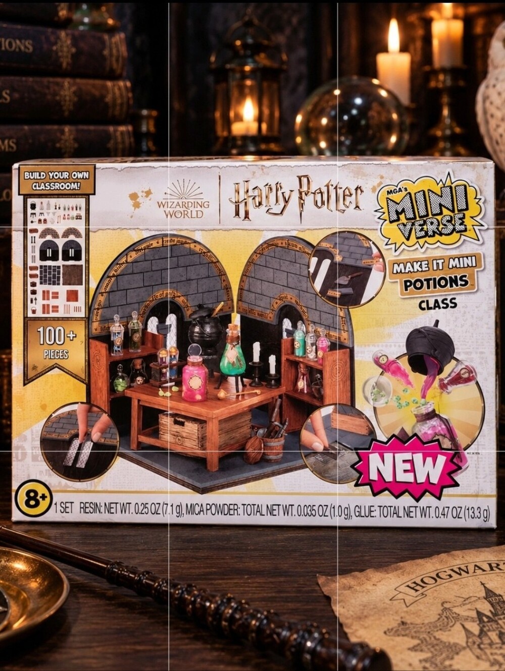 Harry Potter Miniverse Make It Mini Potions Class 100+ Pieces NEW Sealed